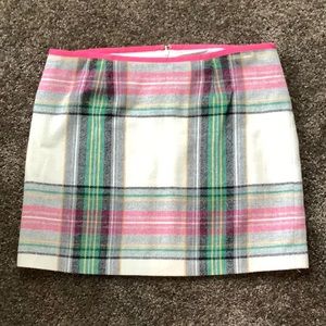 Women’s Vineyard Vines Plaid Wool Lined Skirt